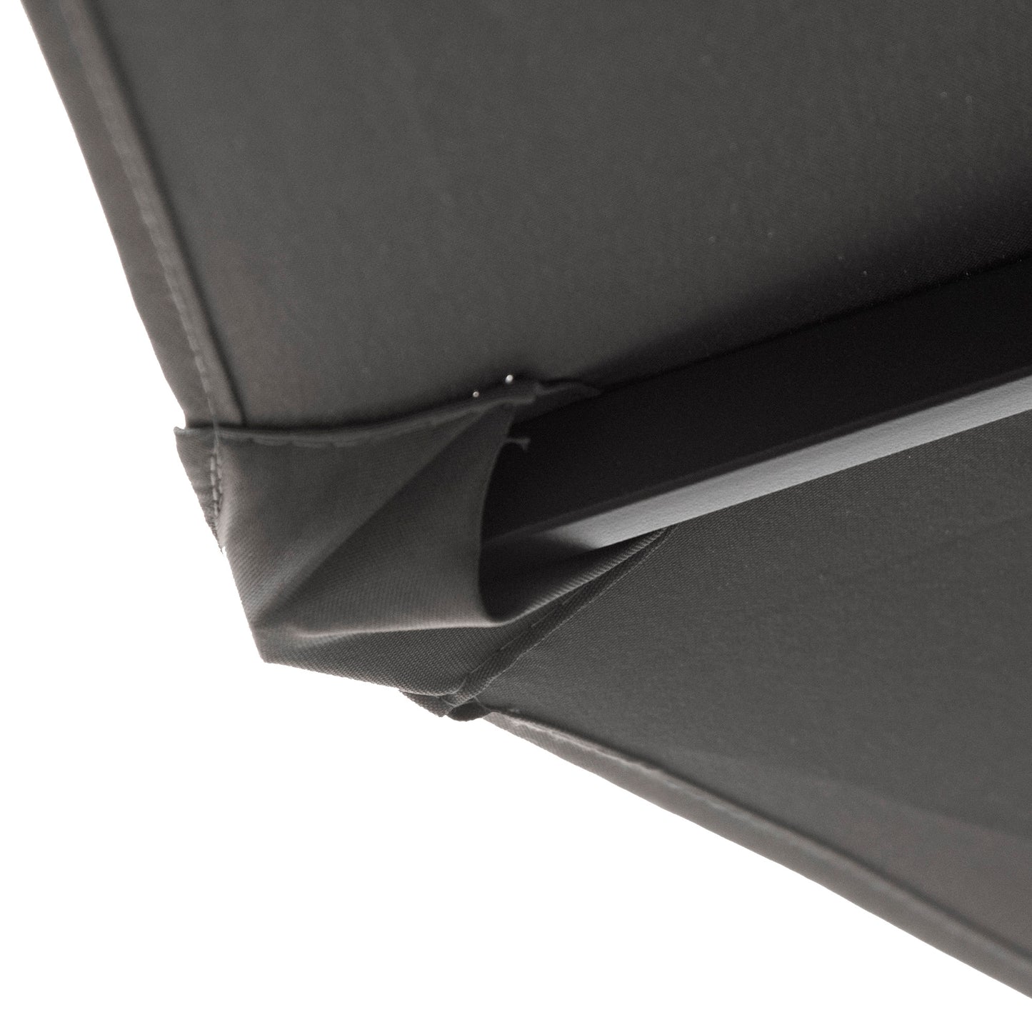 4.6M Sun Umbrella Canopy Double-sided Crank Sun Shade w/ Cross Base (1)