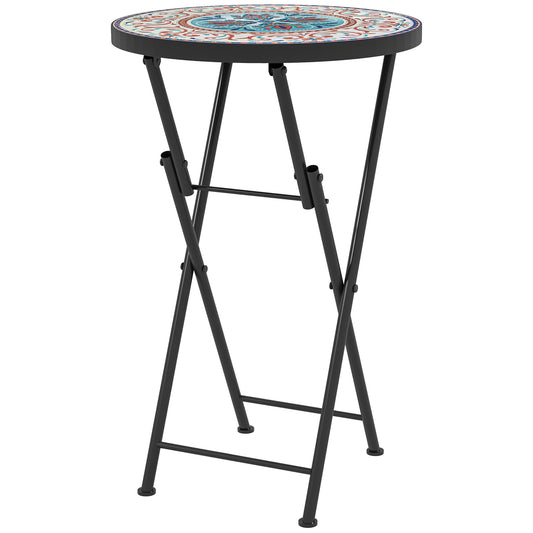 Mosaic Outdoor Garden Table (1)