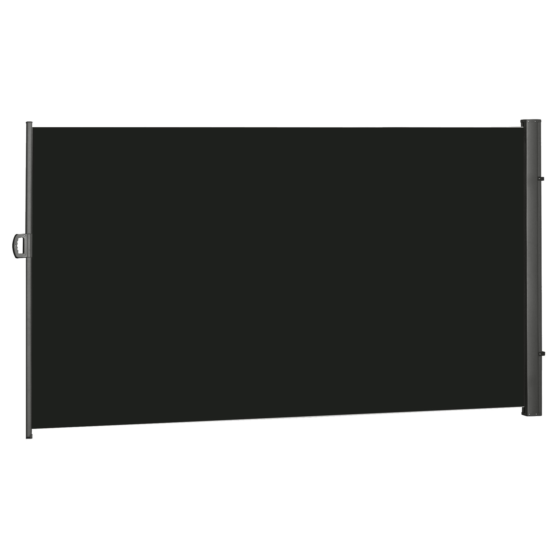 Retractable Sun Side Awning Screen Fence Patio Garden Wall Balcony (4)