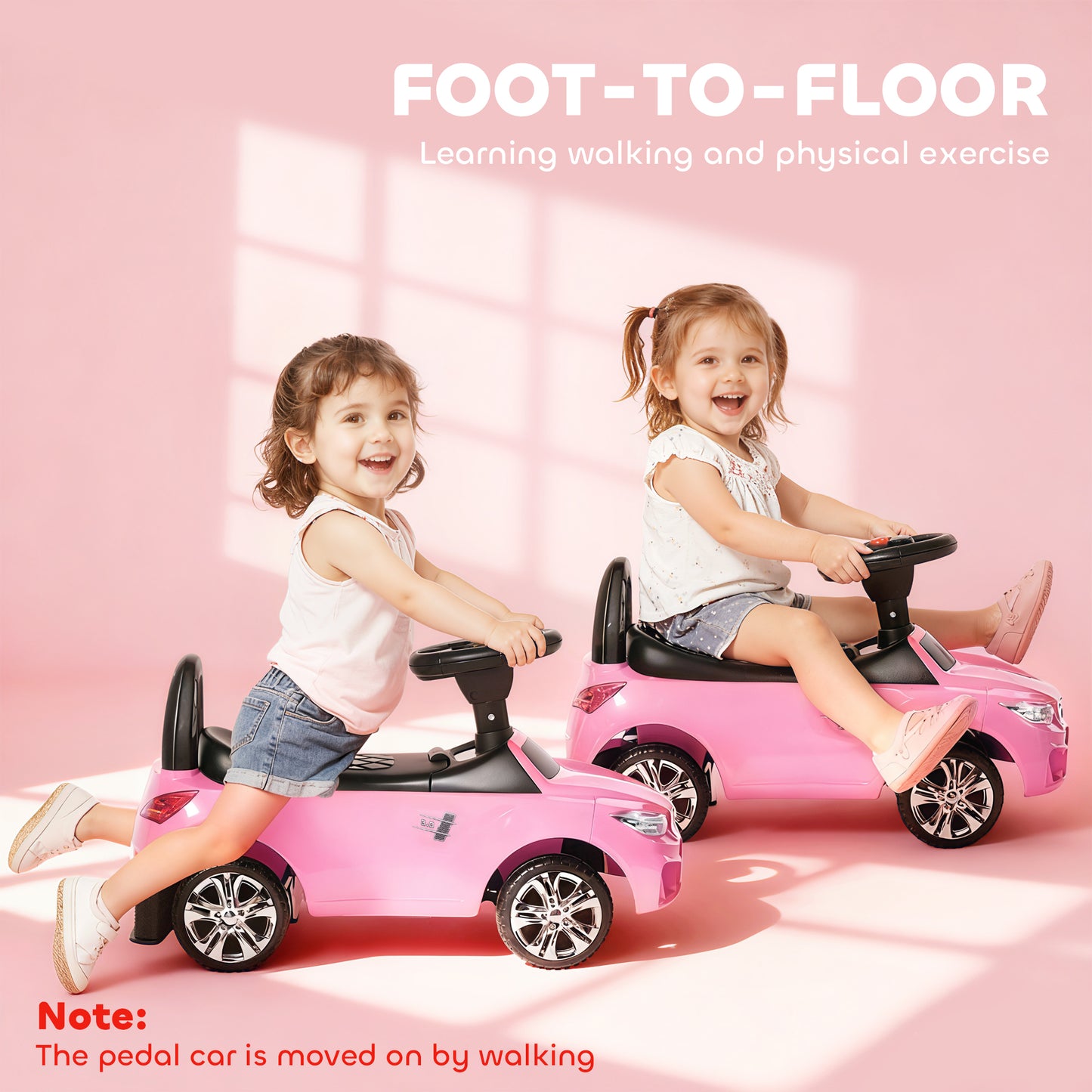 Ride on Car Baby Toddler Walker Foot to Floor Sliding Car Slider