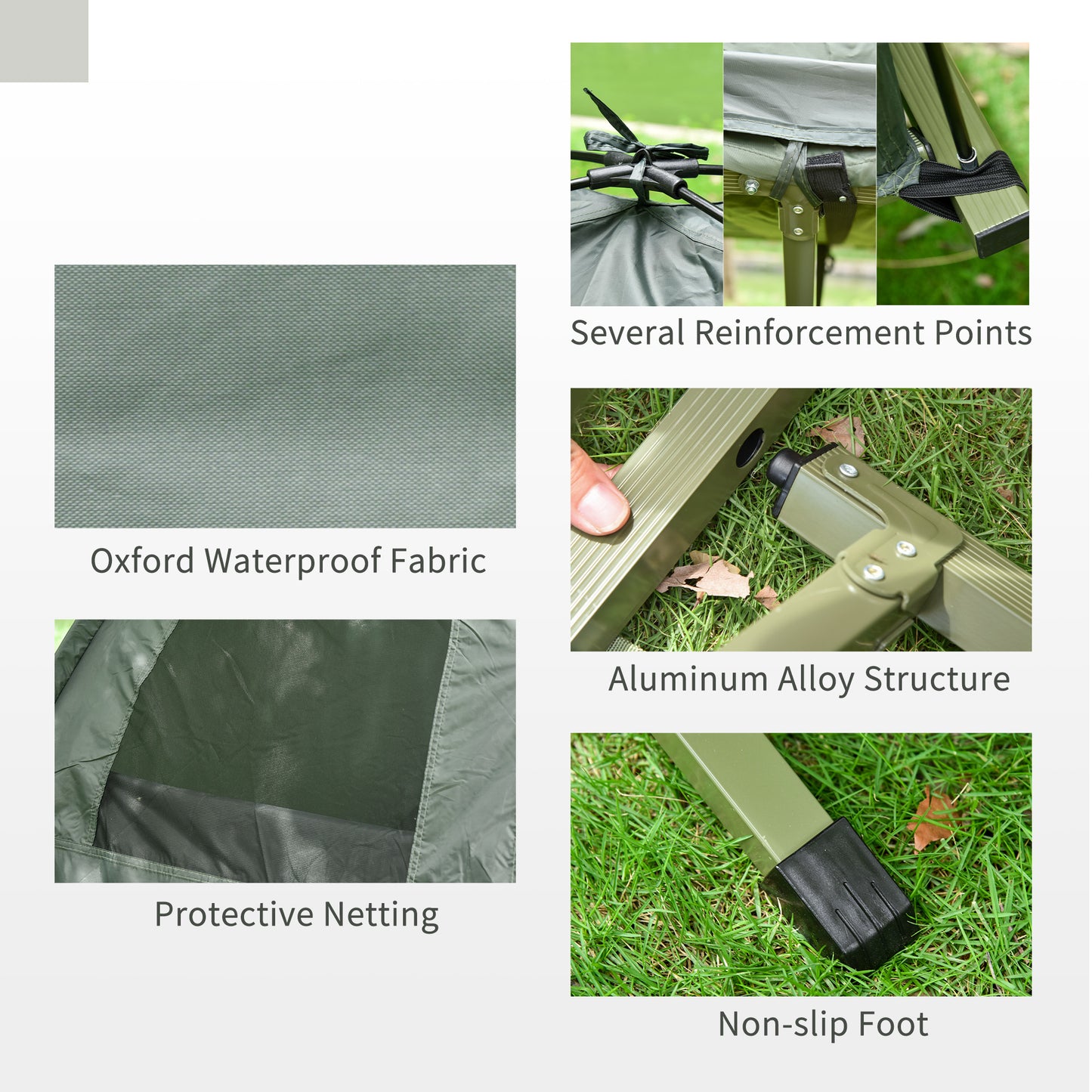 1 person Foldable Camping Tent w/Sleeping Bag Air Mattress Outdoor