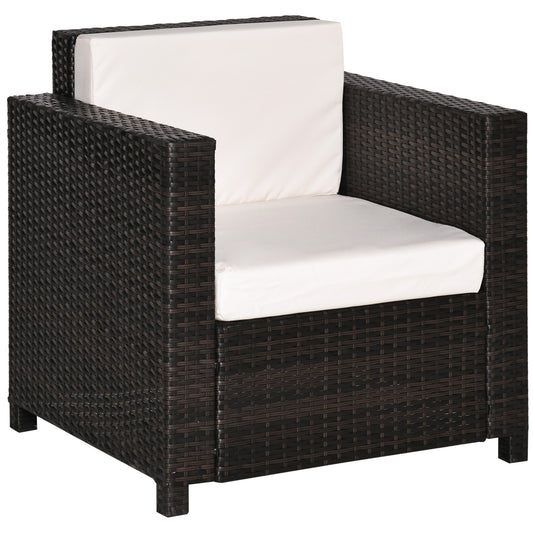 Single Seater Rattan Chair