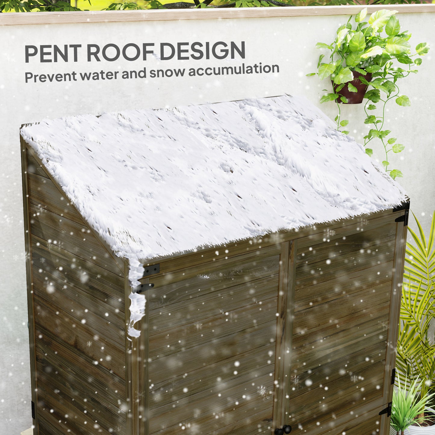 103.5 x 59 cm Wooden Garden Shed (1)
