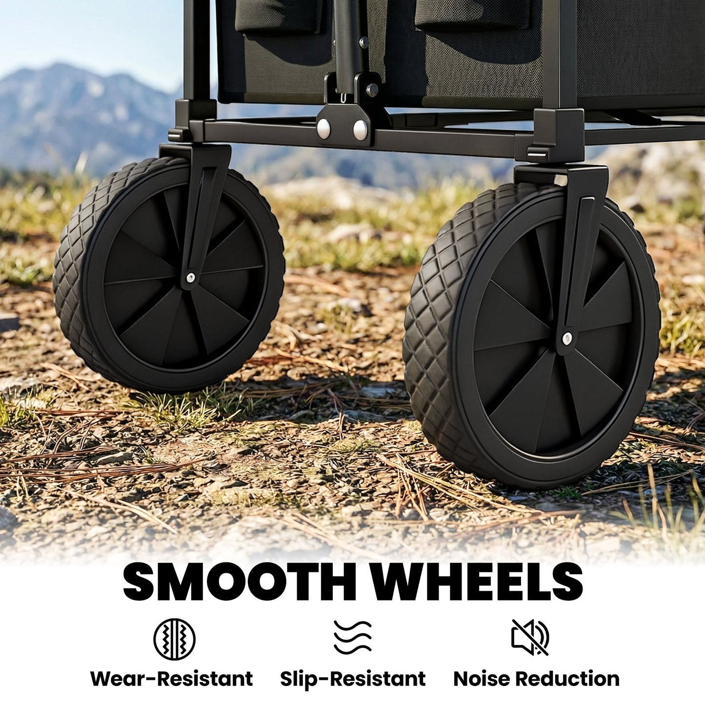 95L Foldable Festival Trolley on Wheels
