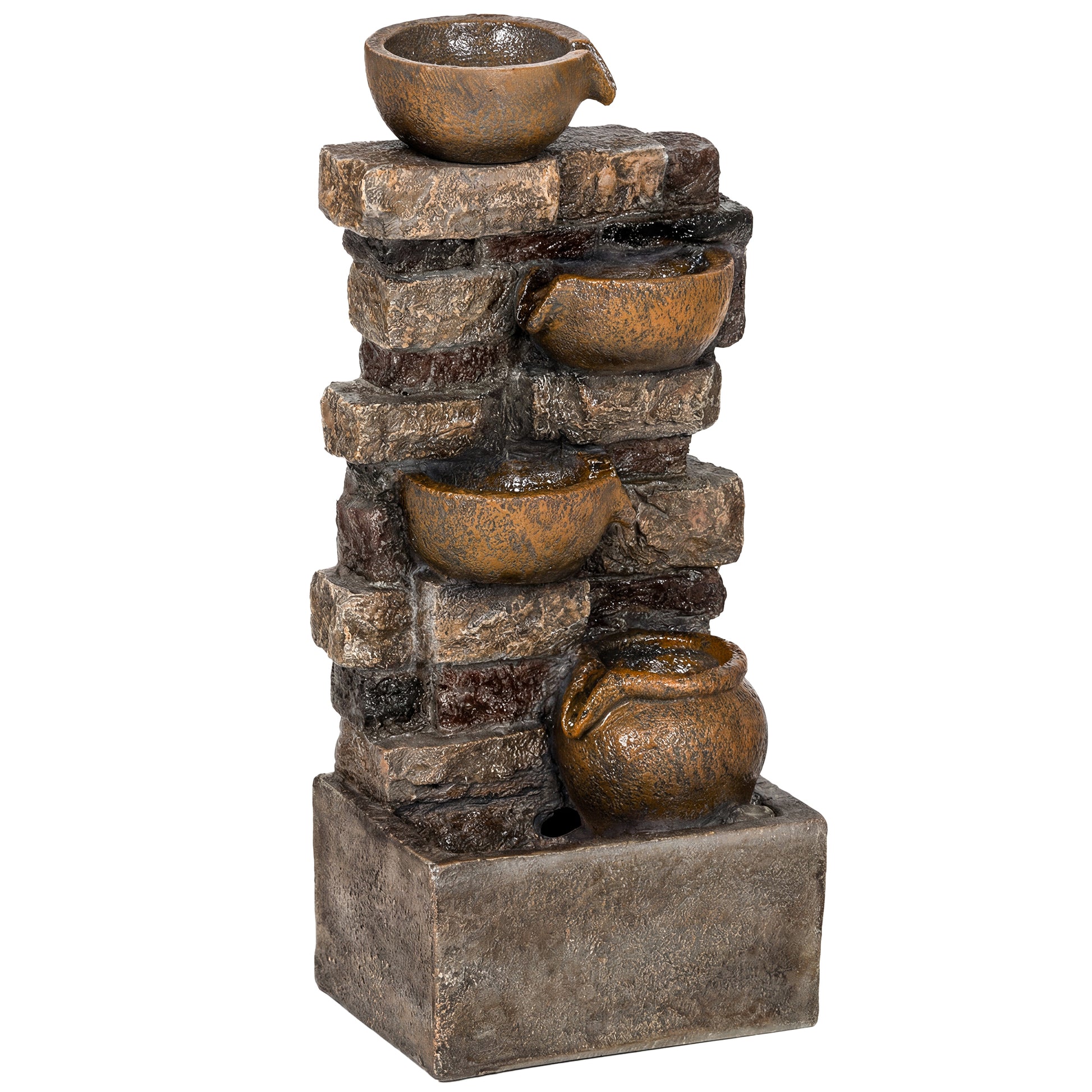 28" 5-Tier Outdoor Fountain
