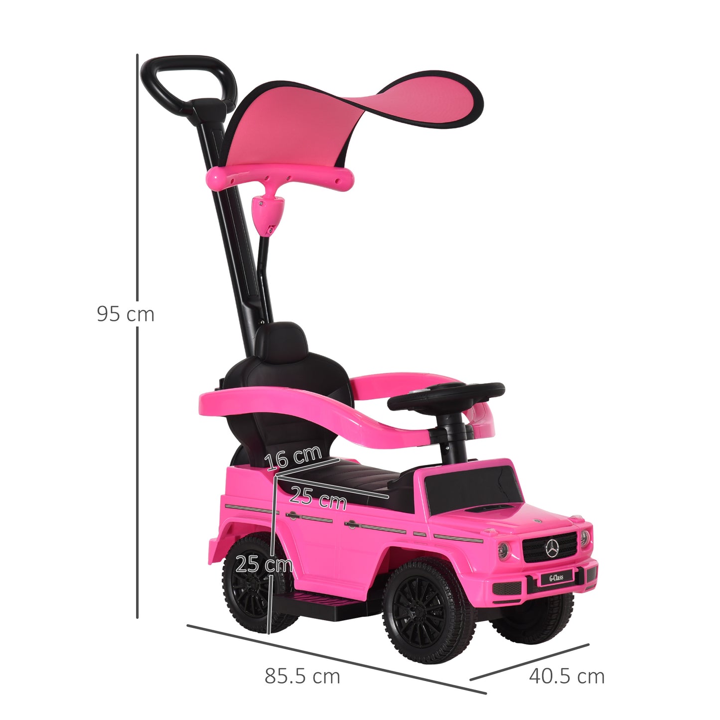 3 in 1 Kids Children Ride on Push Car Toddler Sliding Car G350
