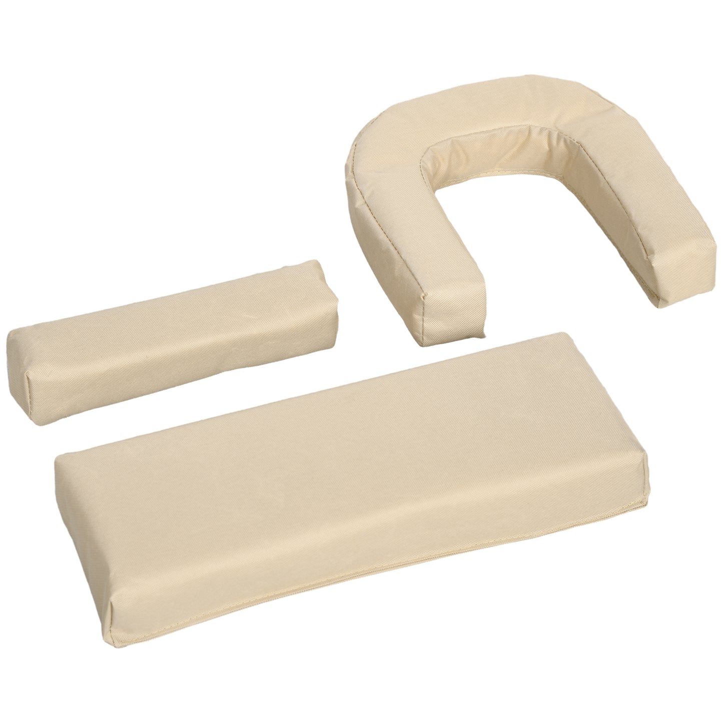 Folding Sun Loungers Set of 2 with Face Hole