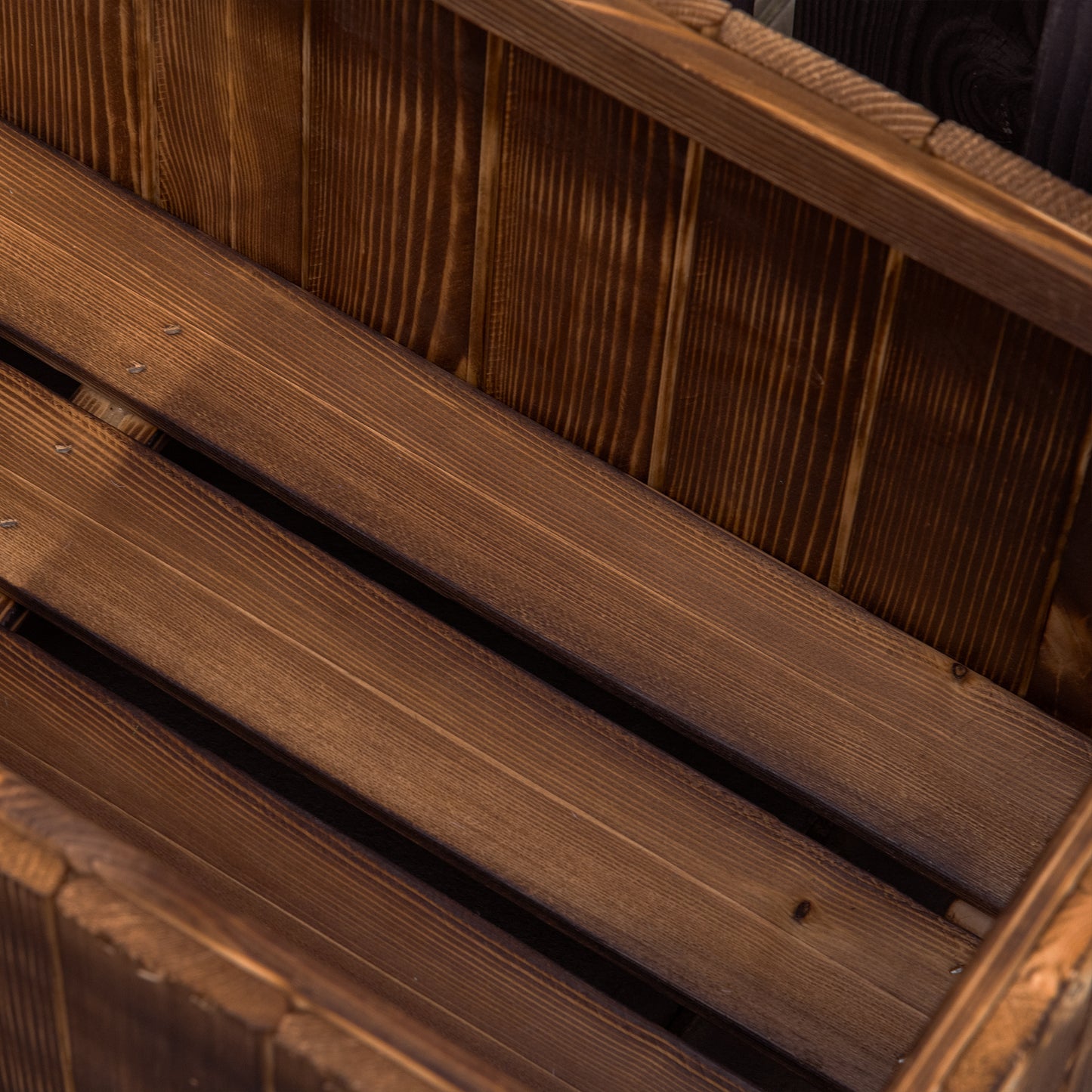 Wooden Raised Garden Bed, 120 x 50 x 45cm Elevated Planter Box