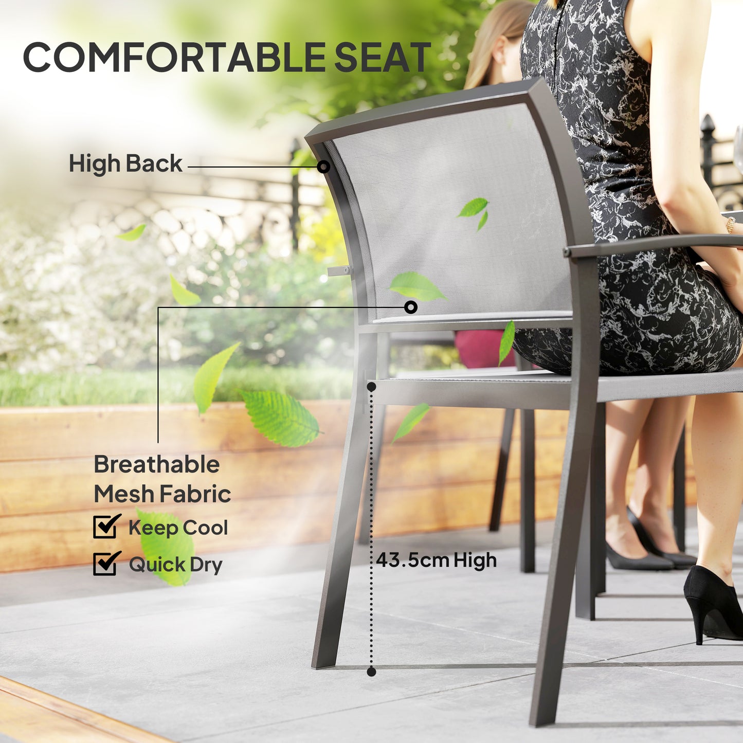 Five-Piece Outdoor Garden Dining Set
