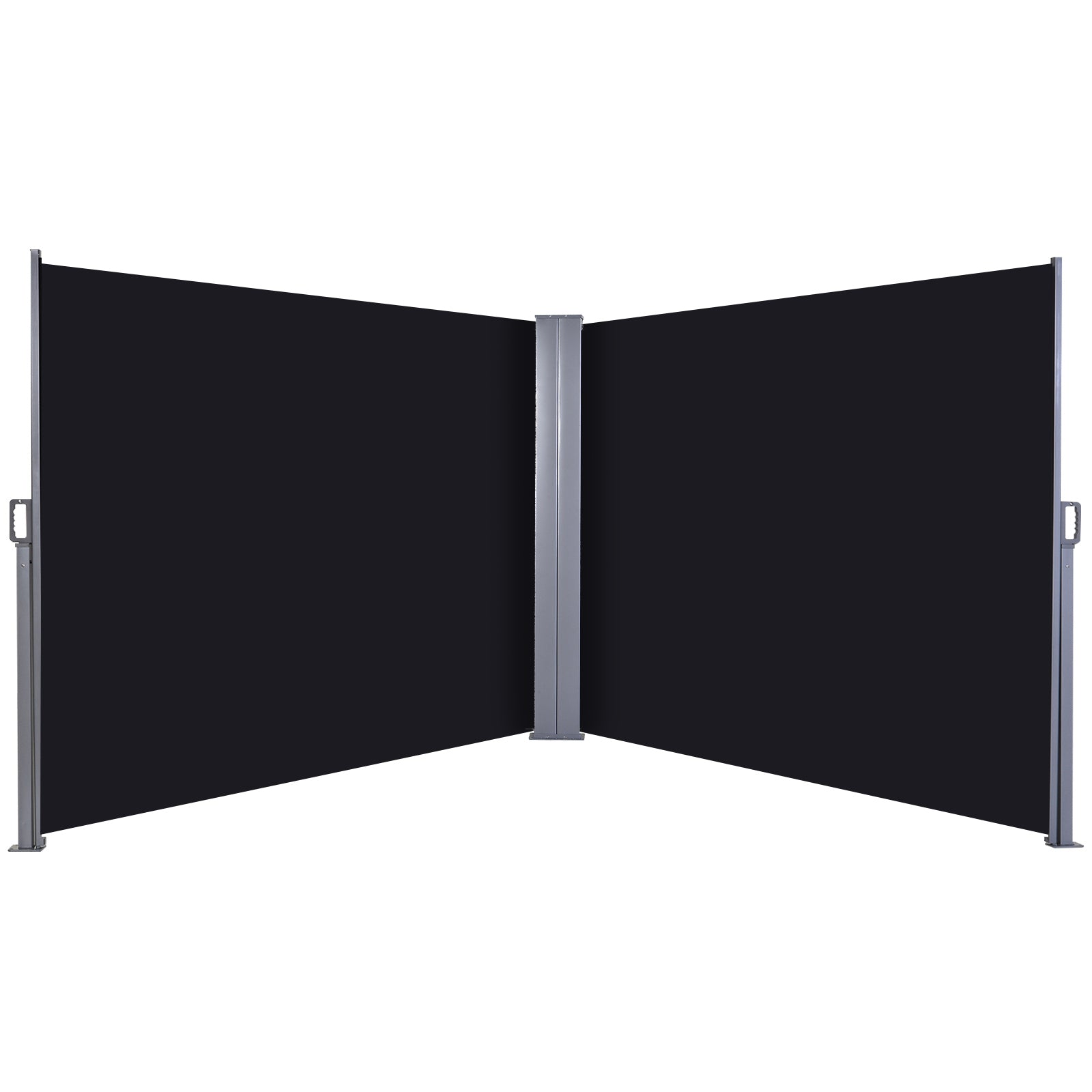 600 x 180 cm (HxL) Retractable Awning Double Canopy Side Privacy