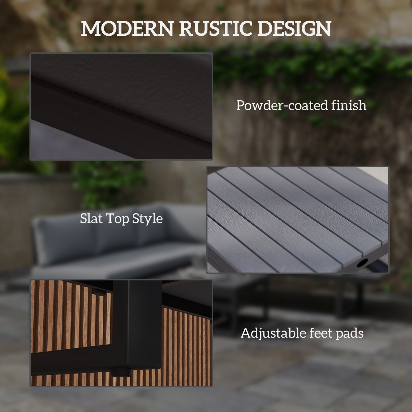4 Pieces Garden Furniture Set (1)