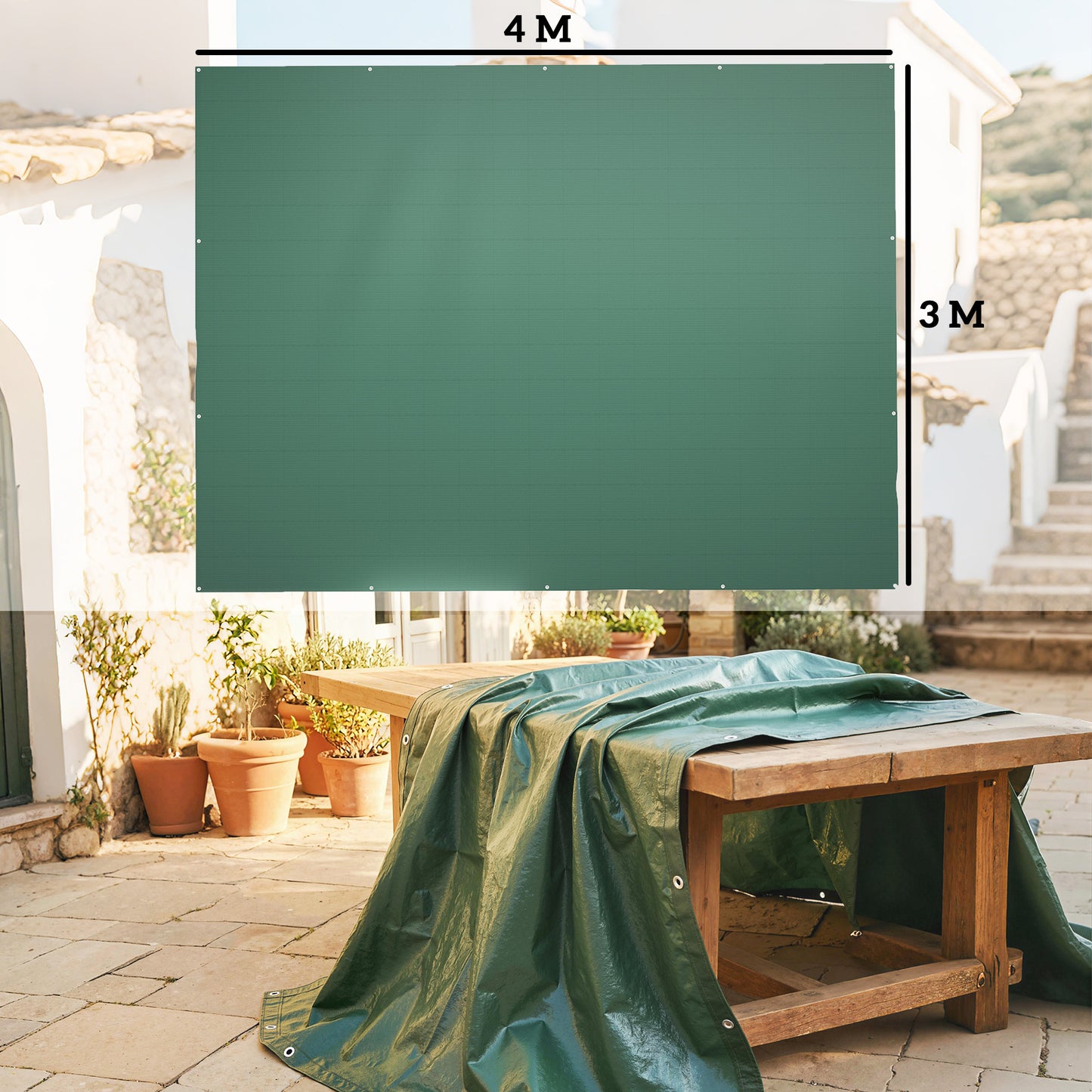 3 x 4m Waterproof Tarpaulin