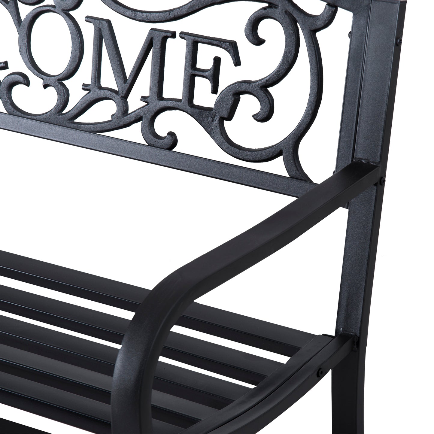 126Lx60Wx85H cm Steel Bench