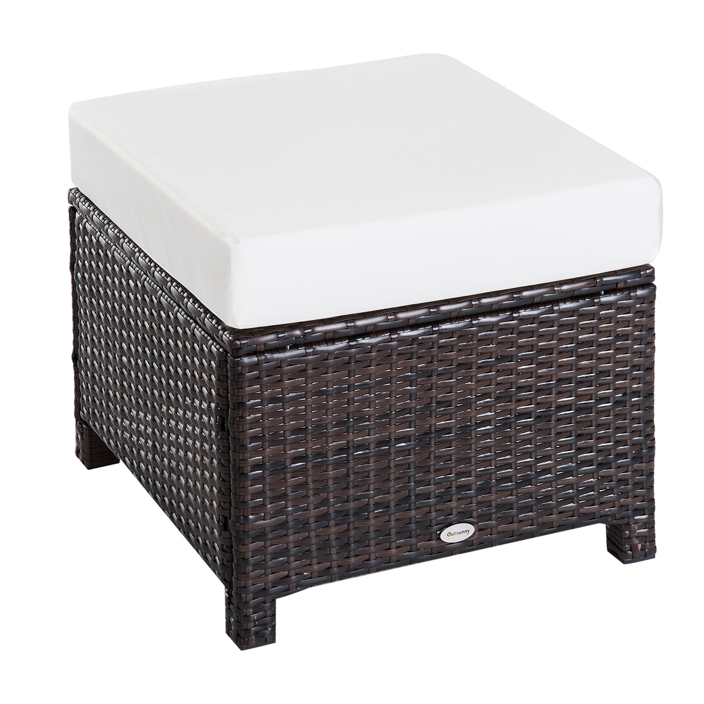 Rattan Footstool Wicker Ottoman