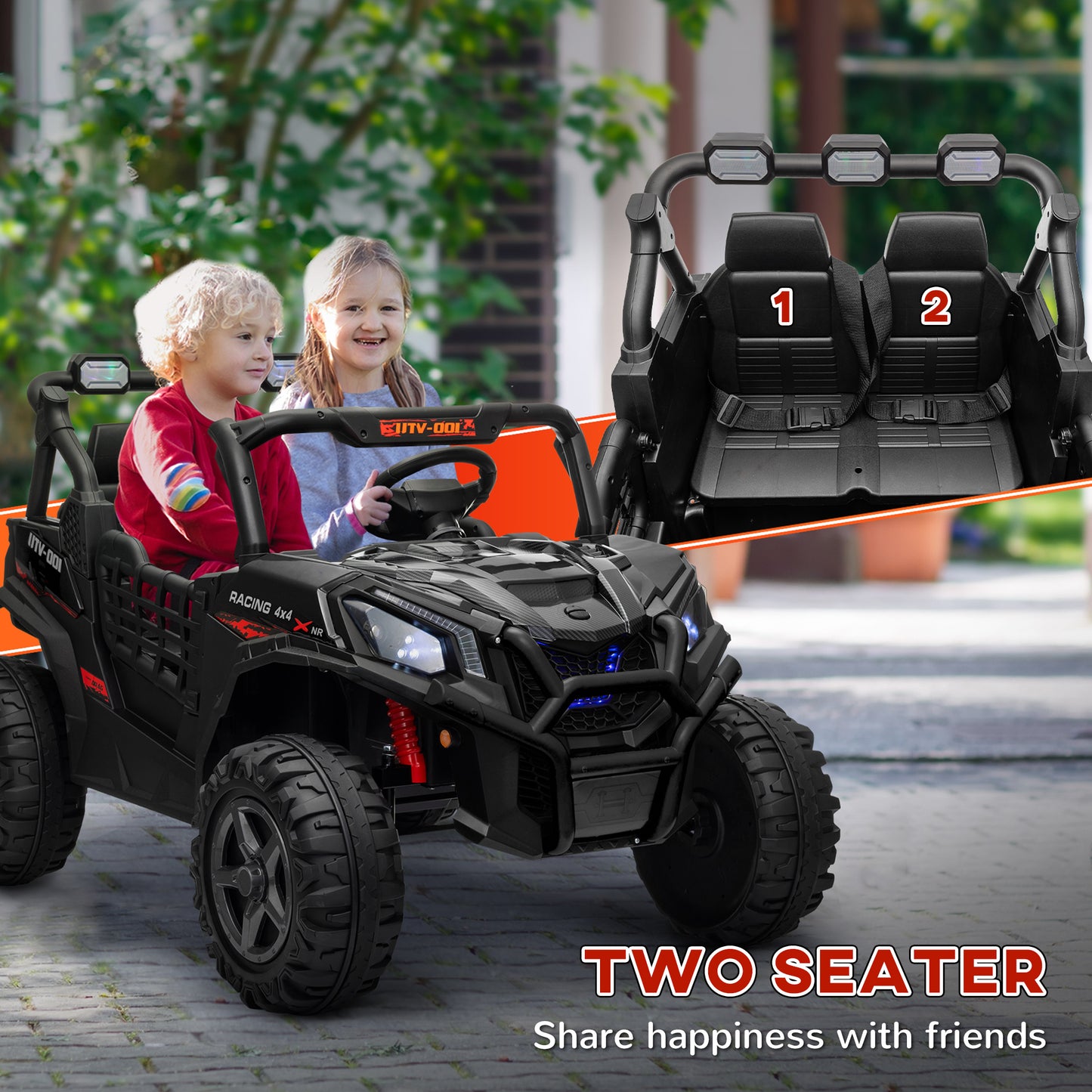 24V 2 Seater Kids Electric Car with Remote Control