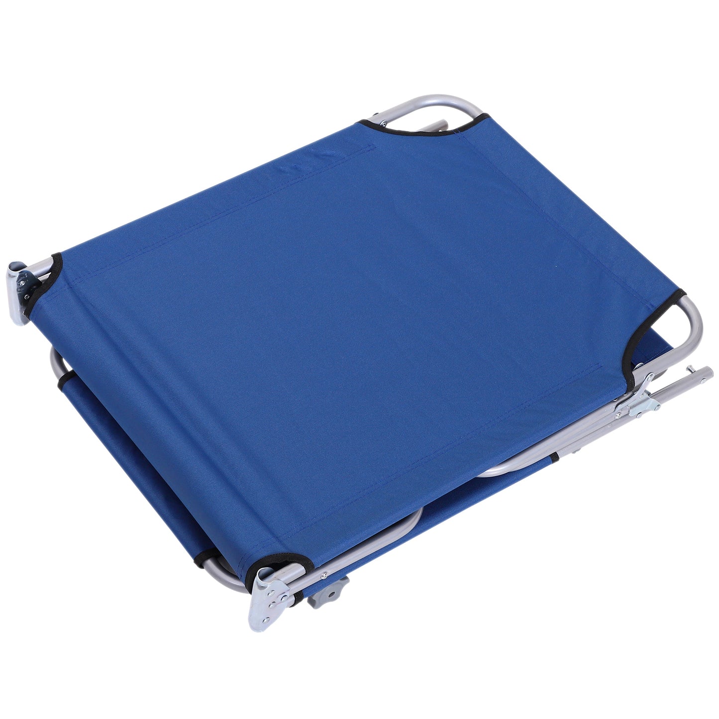 Single Sun Lounger, with Awning and Reclining Back