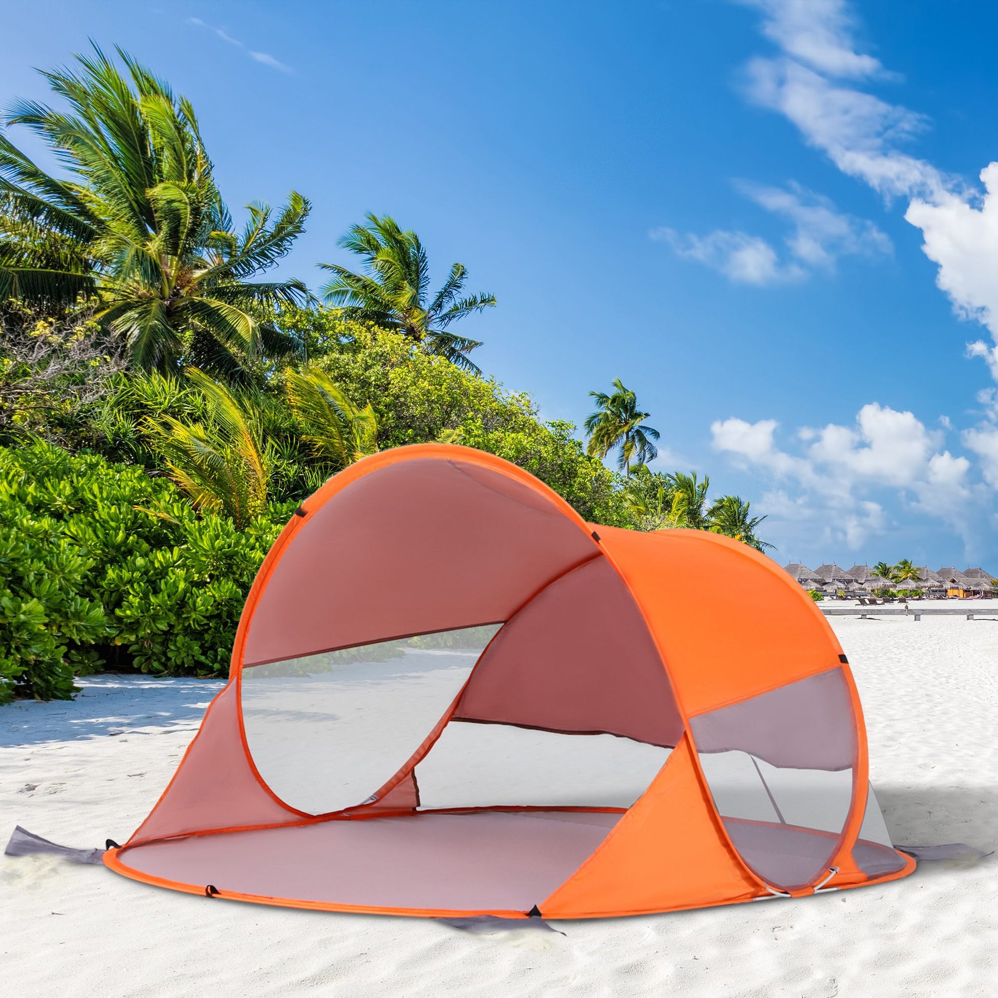 Fibreglass Frame 2 Person Pop-Up Lightweight Camping Tent