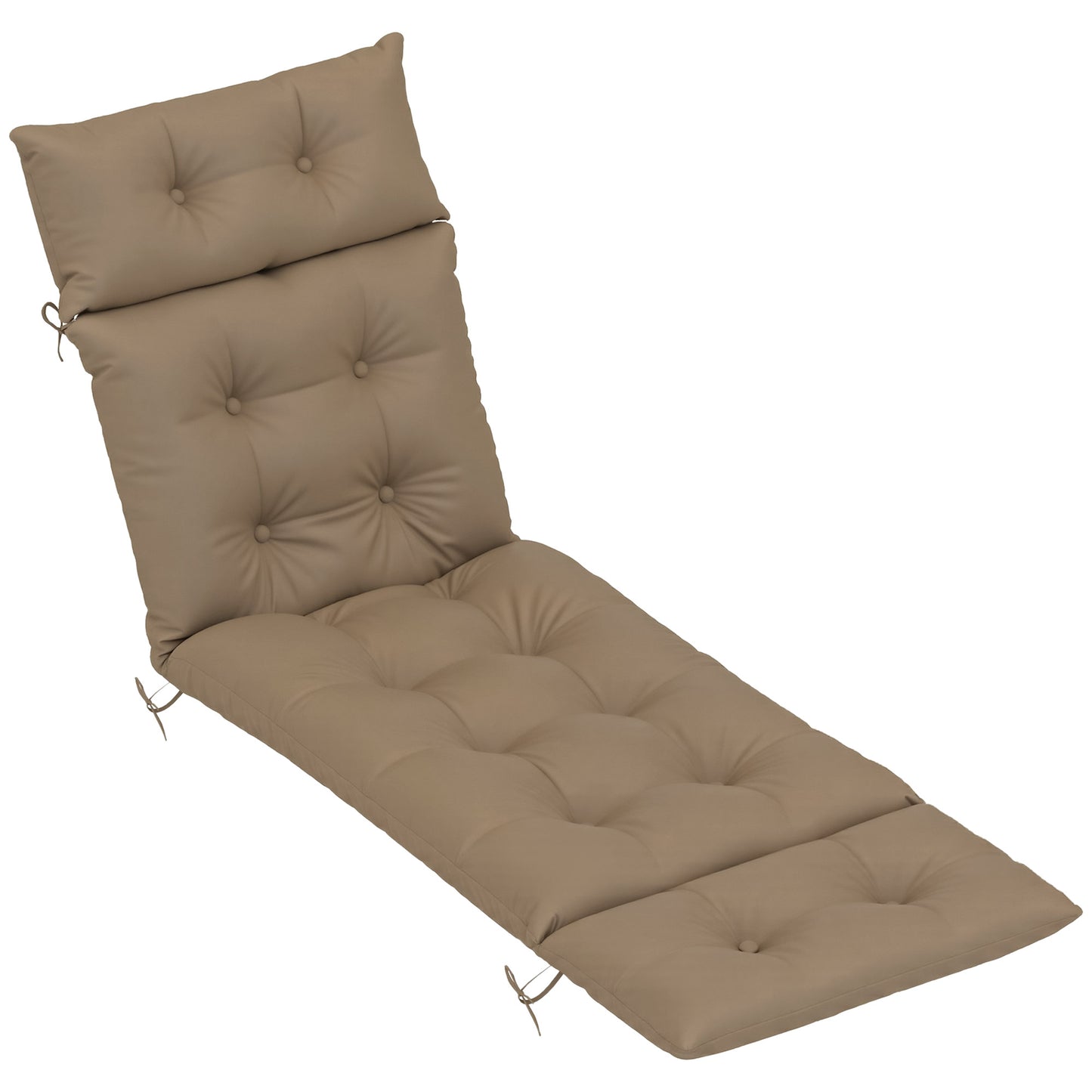 Sun Lounger Cushion Only, 190 x 56 x 10 cm Garden Lounge Chair