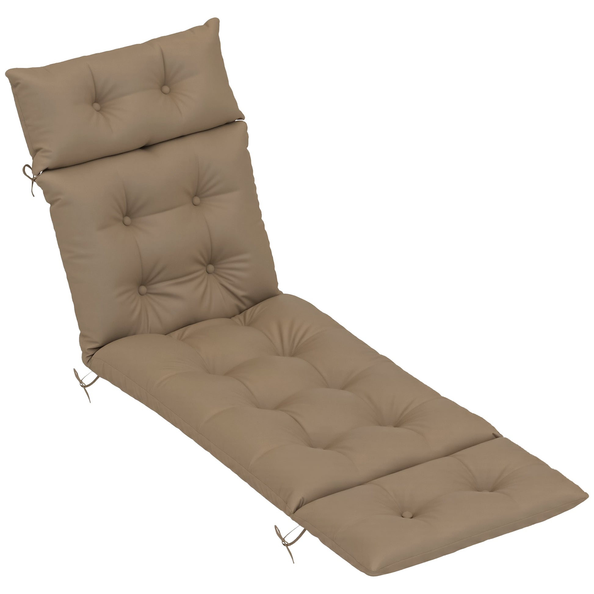 Sun Lounger Cushion Only, 190 x 56 x 10 cm Garden Lounge Chair