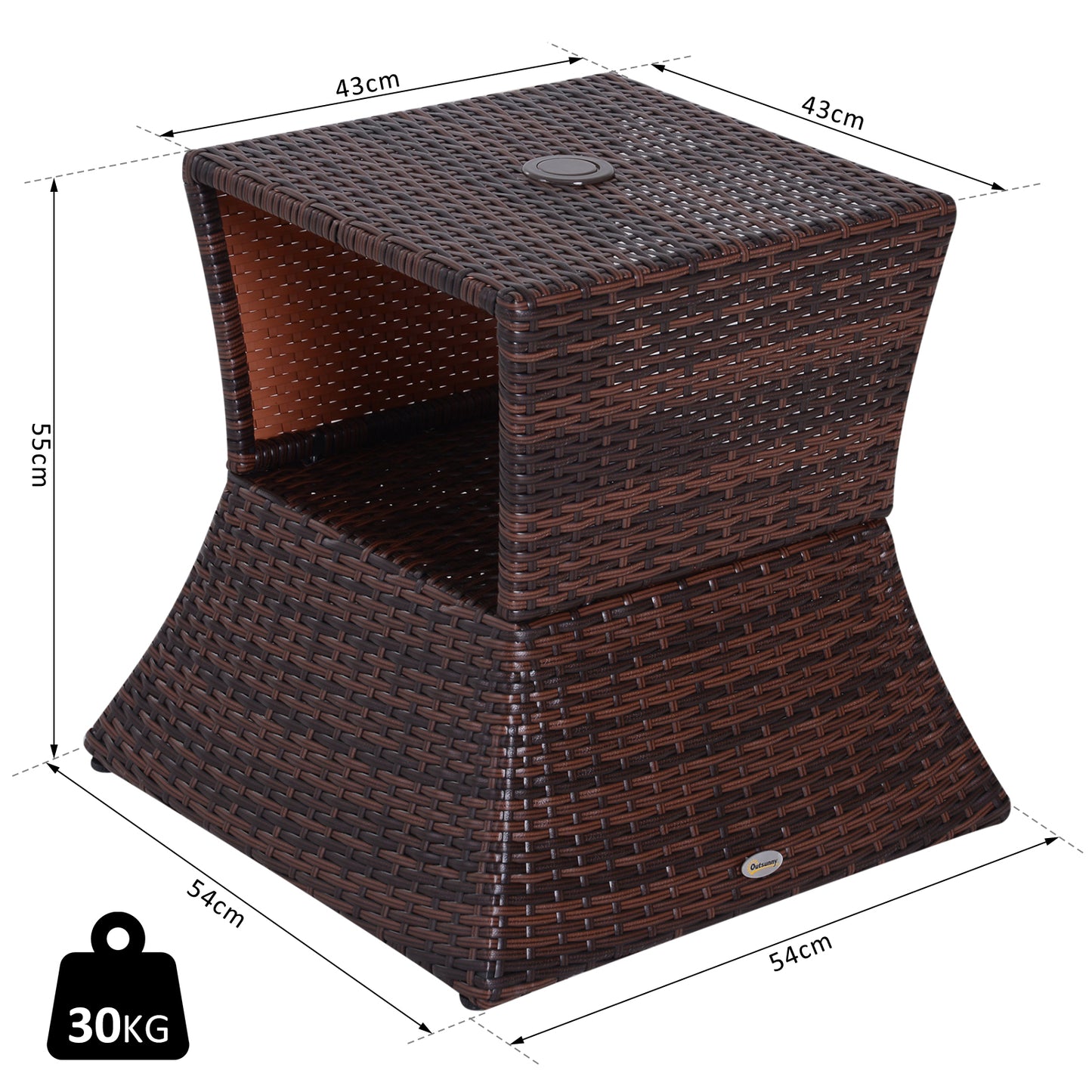 Rattan Outdoor Coffee Table
