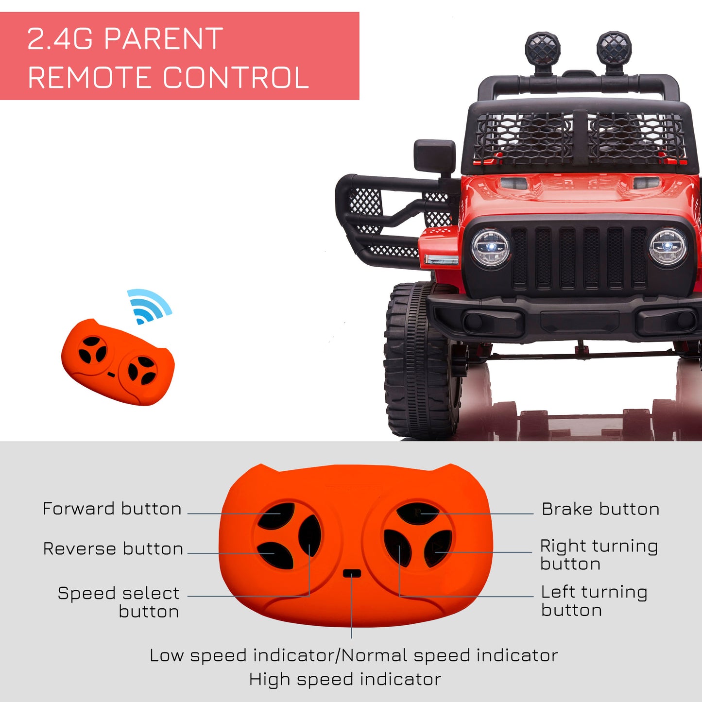 Kids Electric Ride On Car 12V Off Road Toy