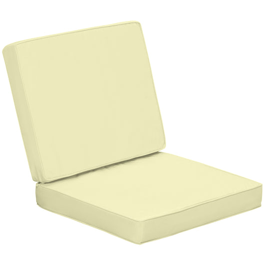 2-Piece Garden Seat and Back Cushion Set