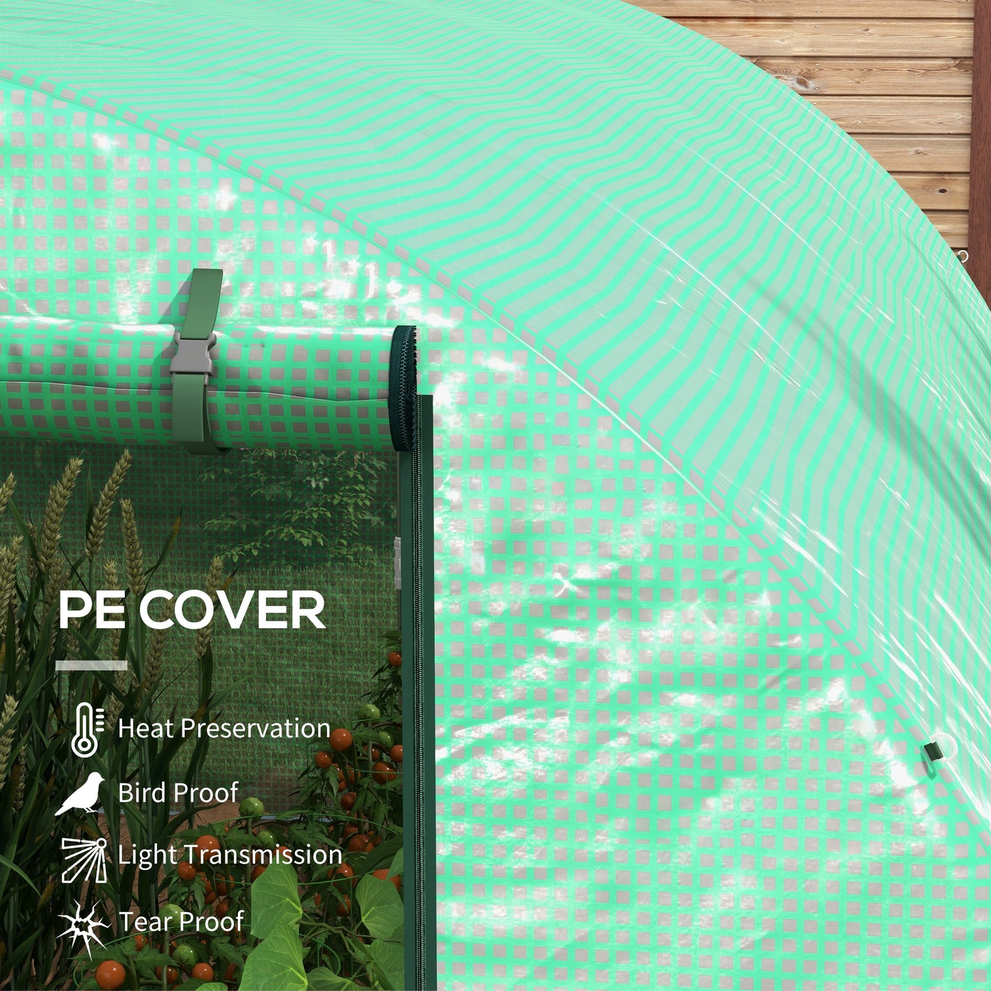 Sprinkler System Polytunnel Greenhouse, 3 x 2m