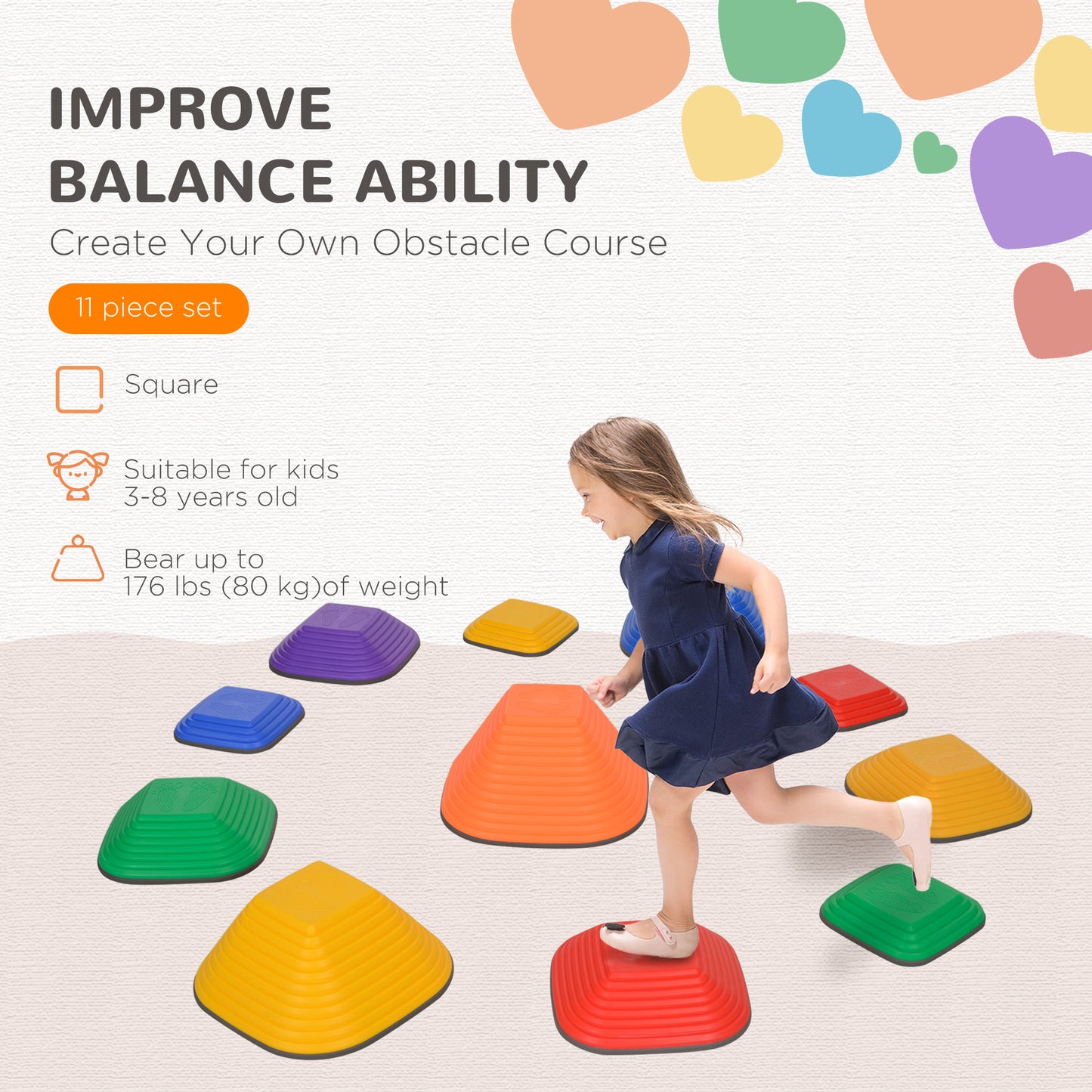 Balance Stepping Stones for Kids