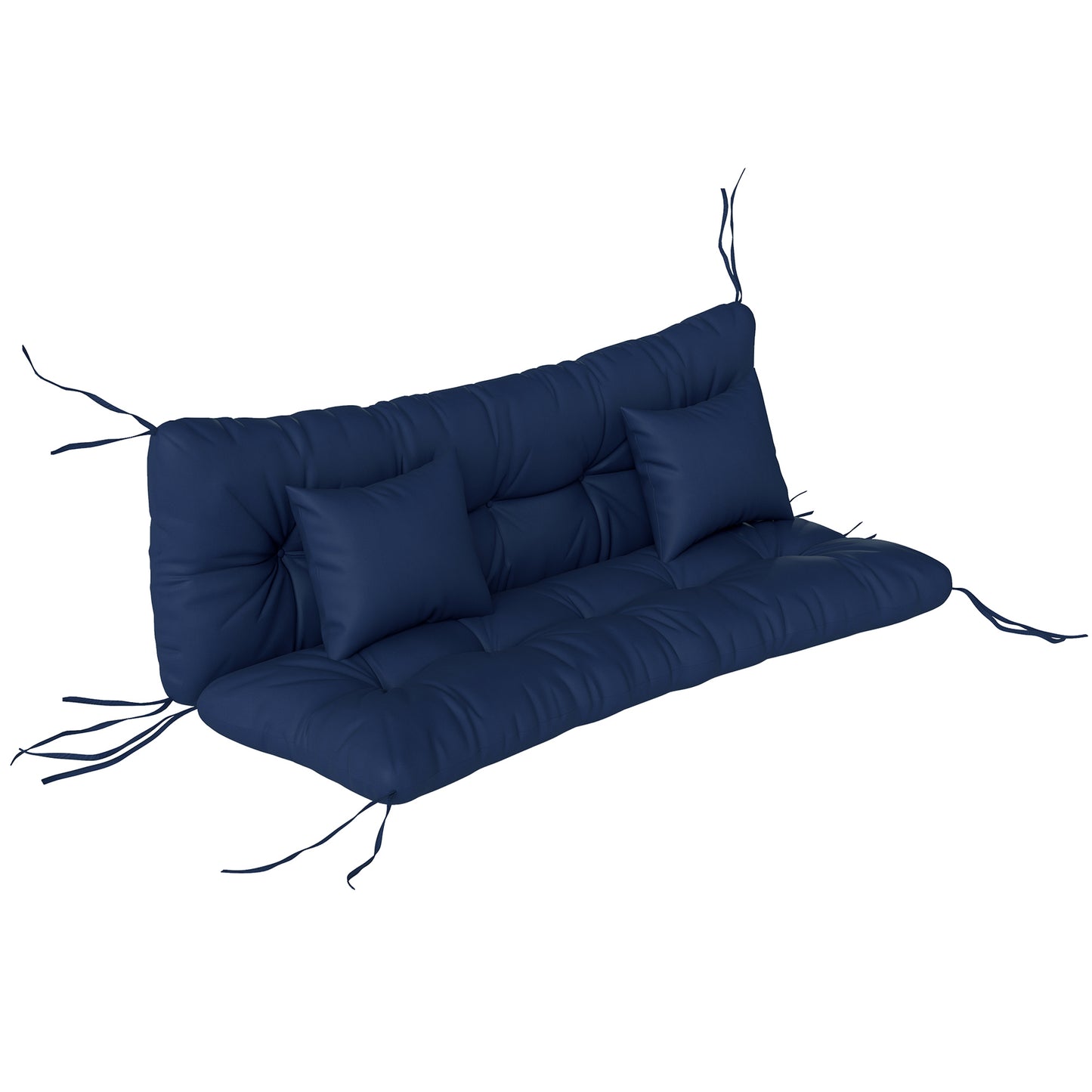 Outdoor Seat Cushions Back Cushion with 2 Pillows