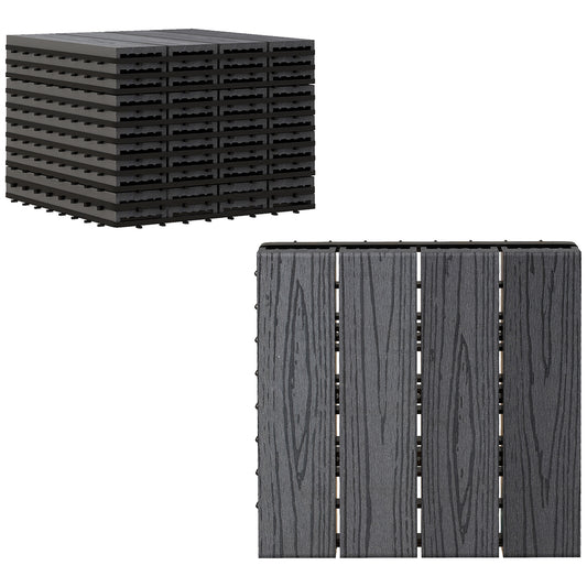 WPC Interlocking Decking Tiles