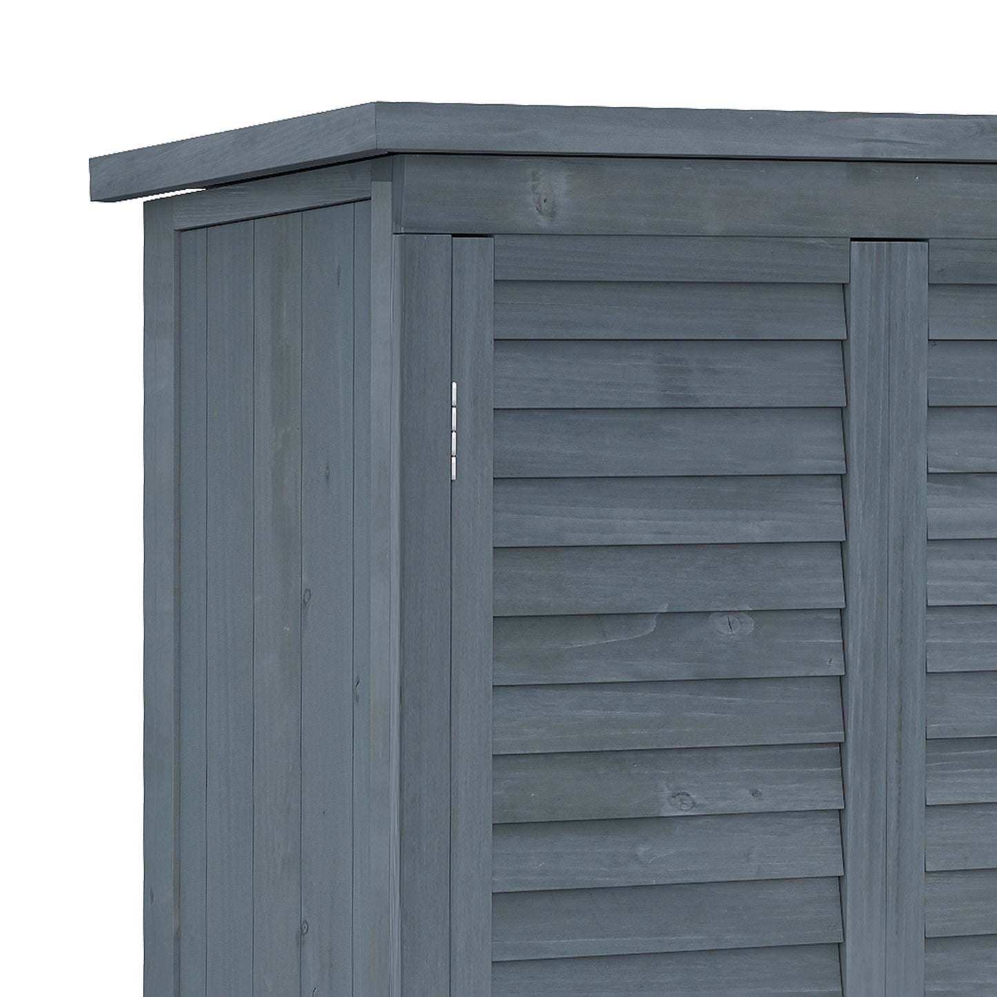 39.5 x 79cm Fir Wood Garden Shed