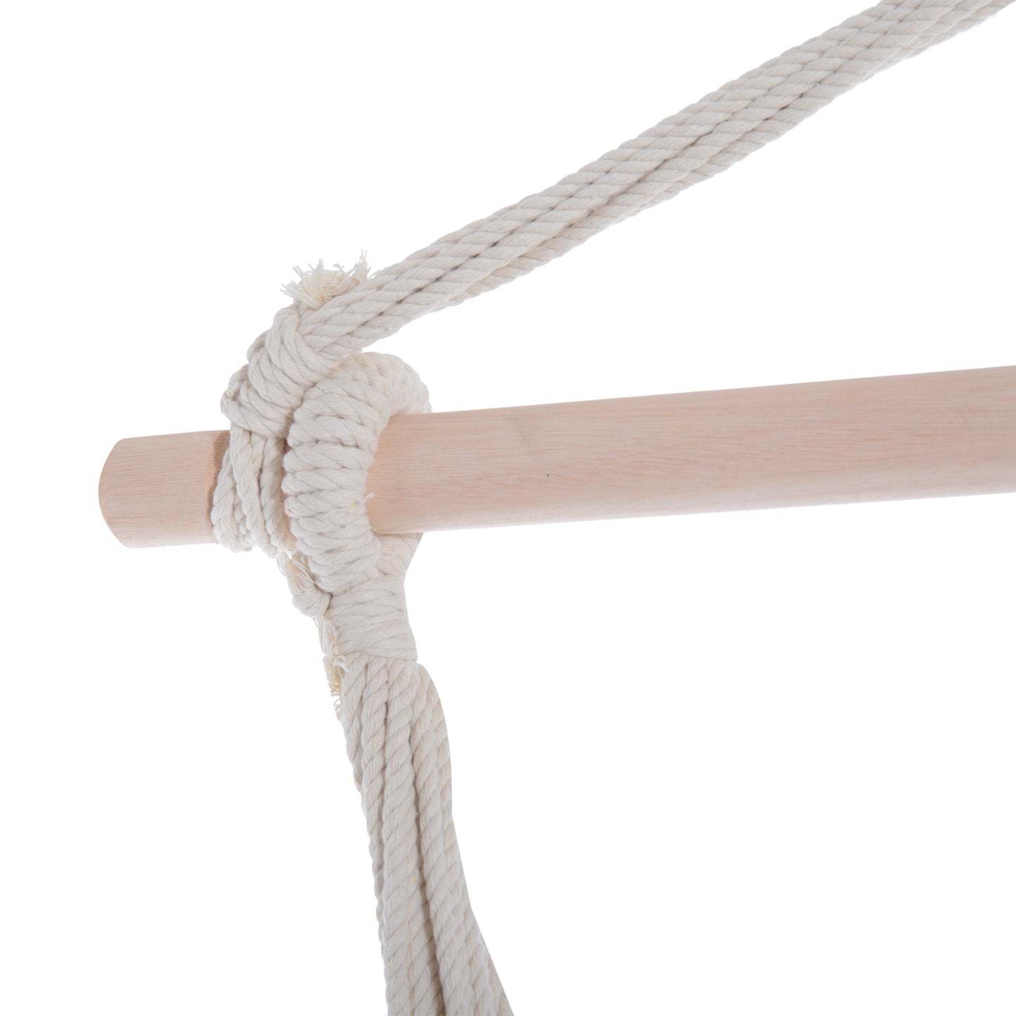 Outdoor Hanging Rope Chair with Cotton Rope