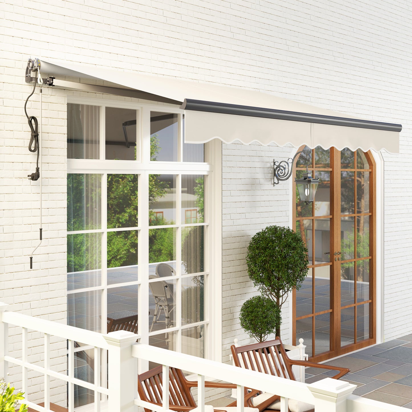 2.5 x 2m Electric Awning with Remote Controller (1)