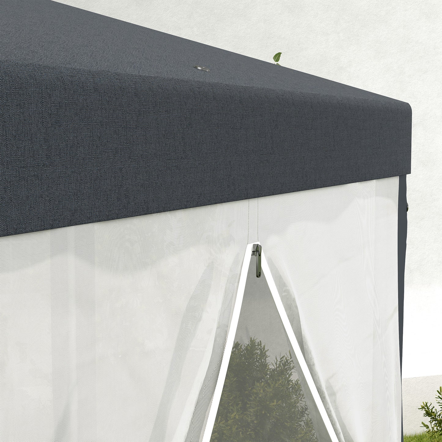 4M Hexagon Gazebo, Netting Party Tent