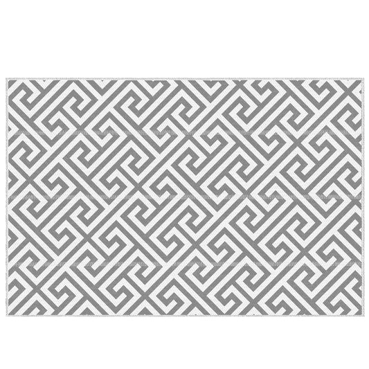 Outdoor Rug Reversible Mat Plastic Straw Rug Portable RV Camping Mat (1)