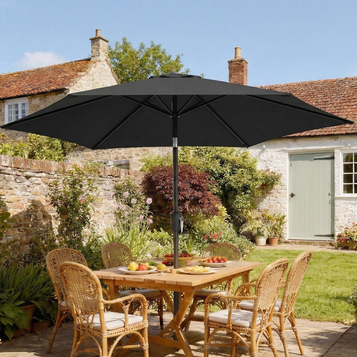 2m Garden Parasol Umbrella (1)
