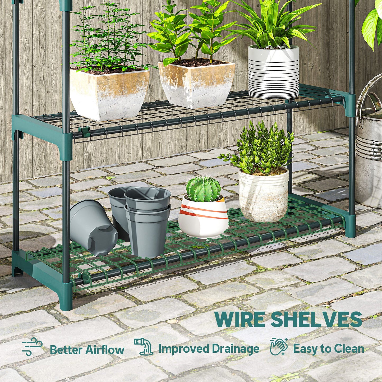 4-Tier Plant Stand Indoor Outdoor