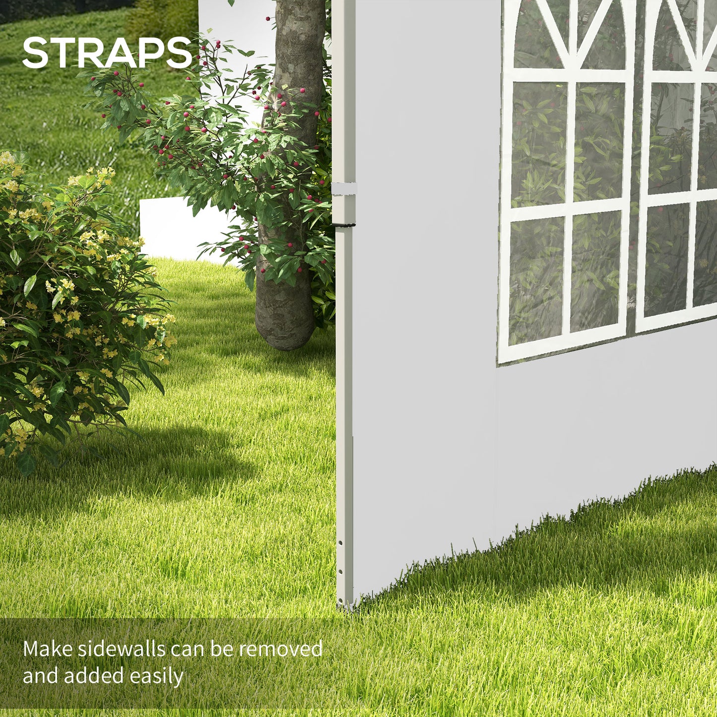 Gazebo Side Panels, Sides Replacement with Window