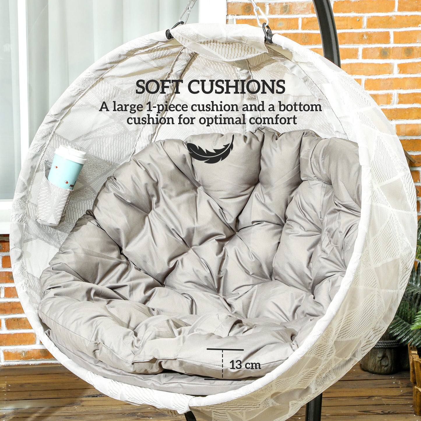 Hanging Egg Chair Outdoor Indoor Garden Swing Chair (1)
