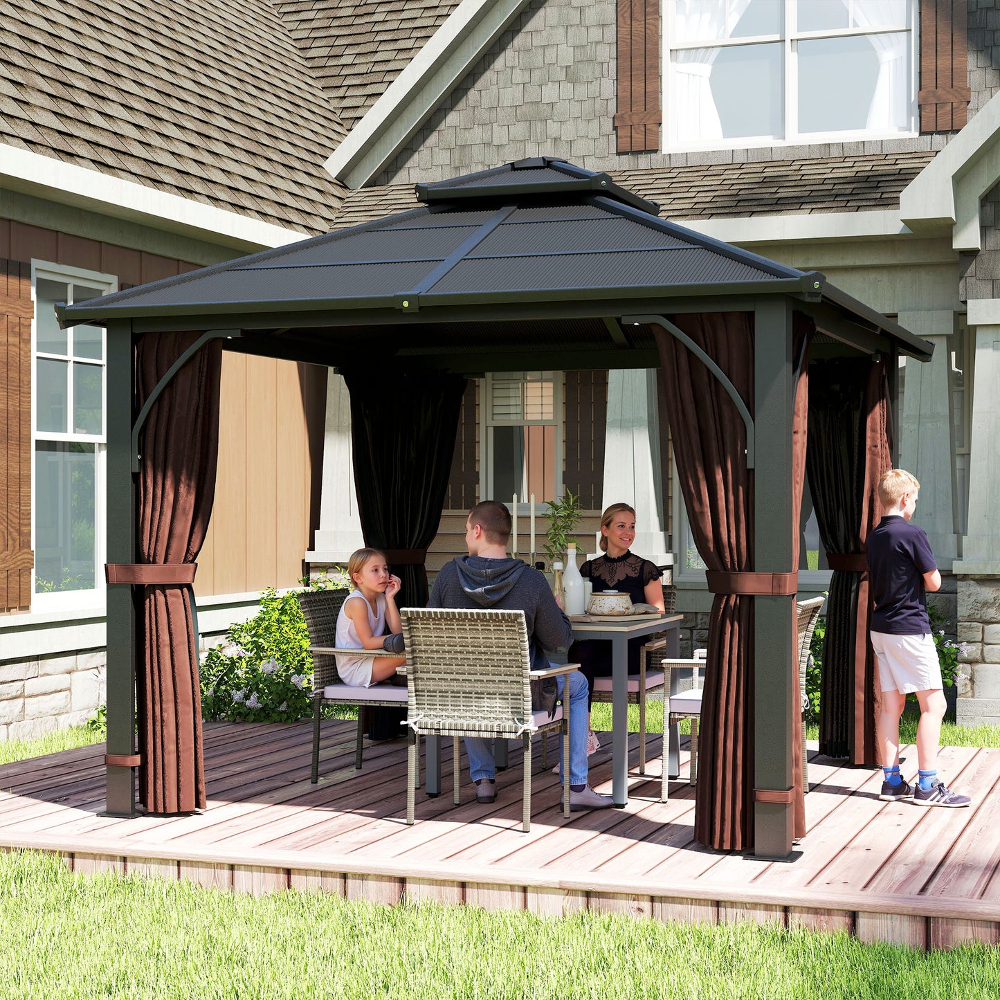 3 x 3(m) Hardtop Gazebo Canopy