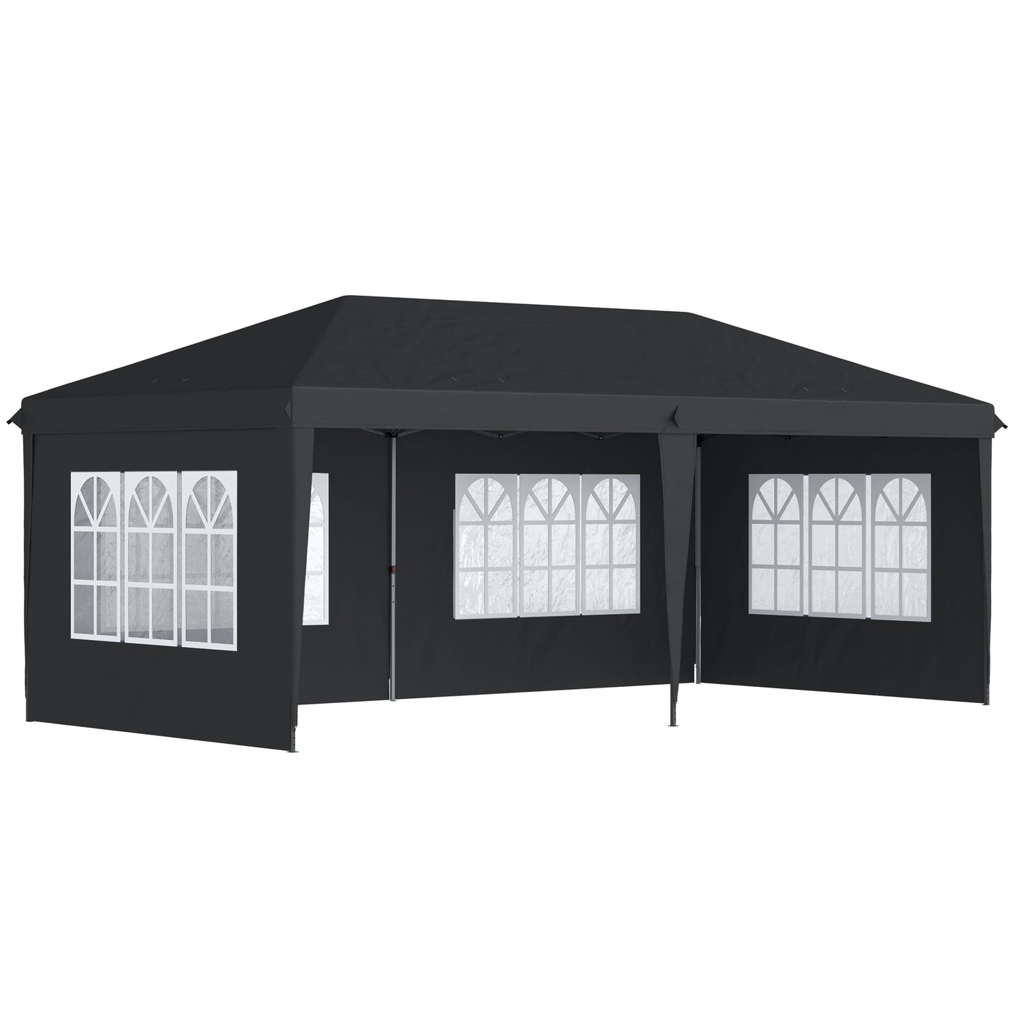 3 x 6m Pop-Up Gazebo, with Removable Walls