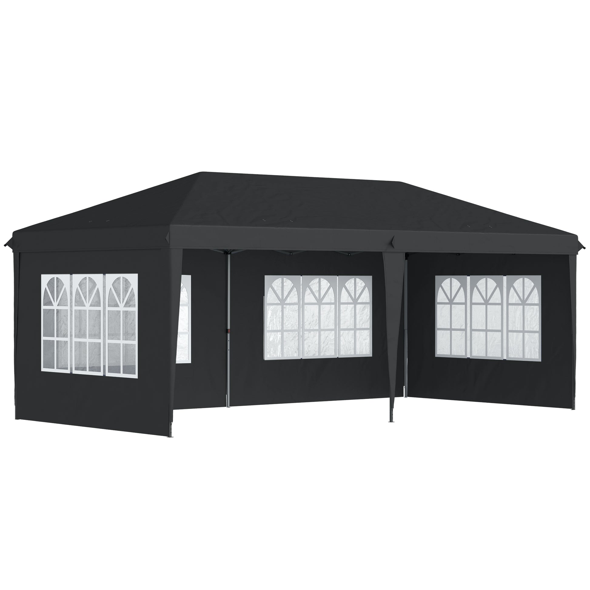 3 x 6m Pop-Up Gazebo, with Removable Walls