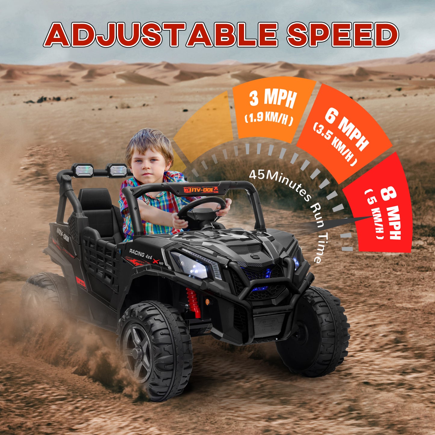 24V 2 Seater Kids Electric Car with Remote Control