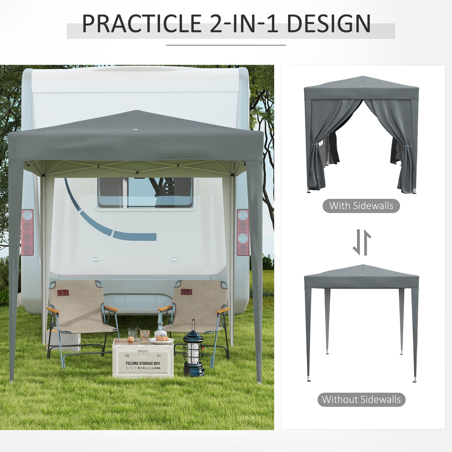 Garden Pop Up Gazebo Marquee Party Tent Canopy