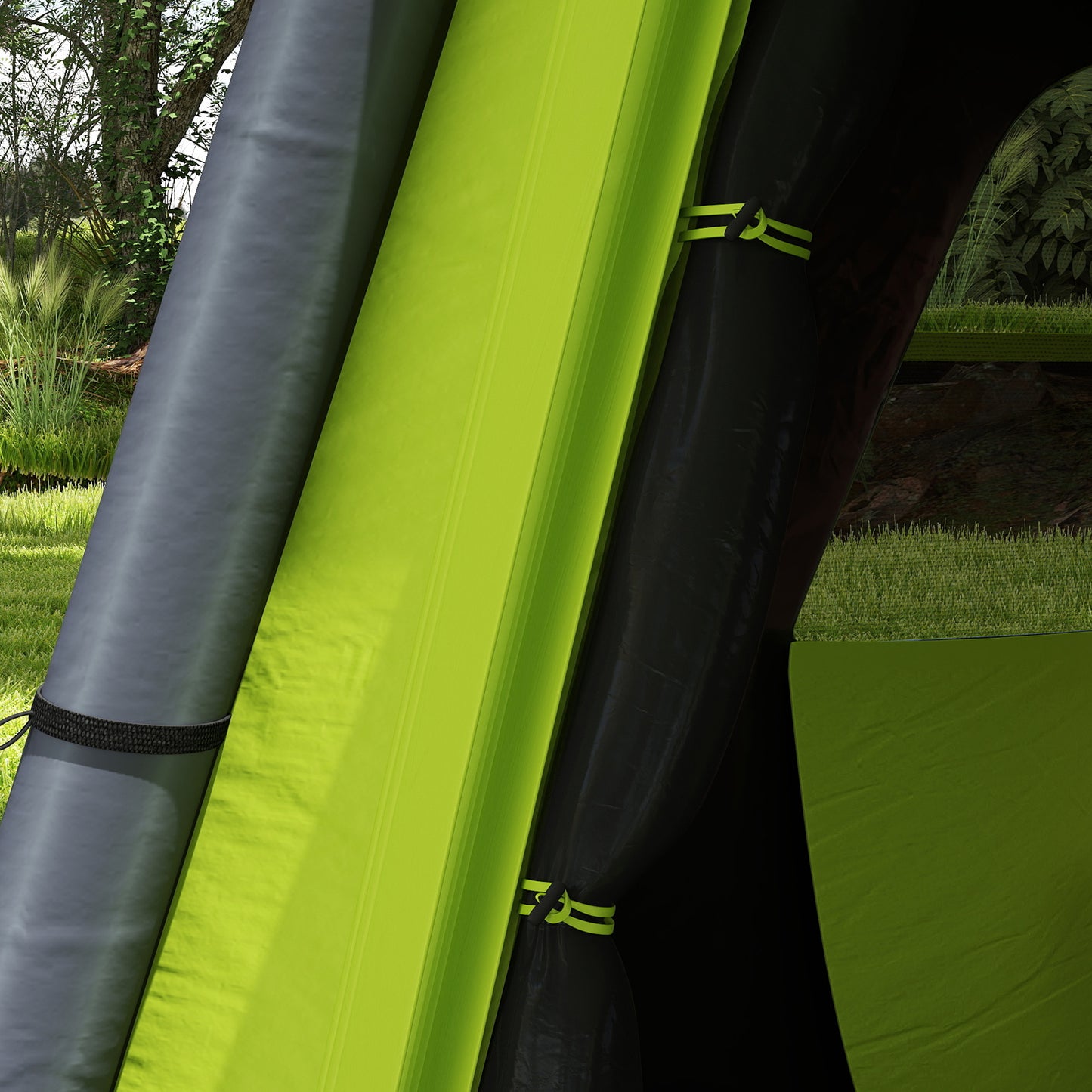 Inflatable Camping Tent w/ Hand Pump