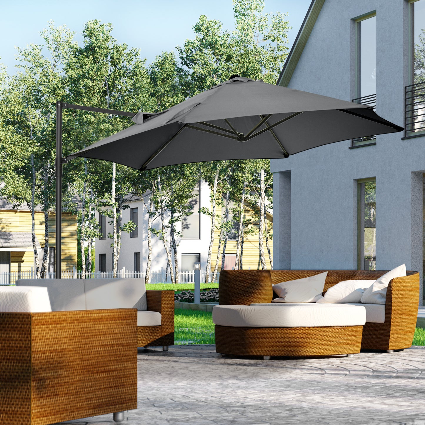 2.5M Garden Cantilever Parasol