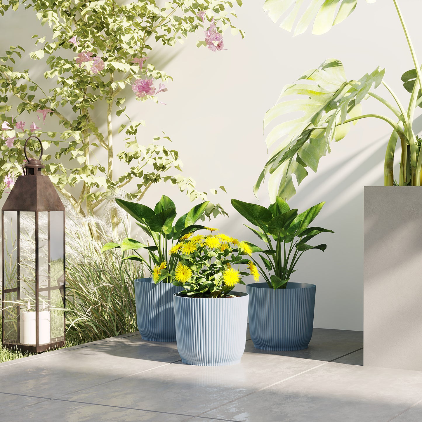 Set of Three Ф22cm Planters