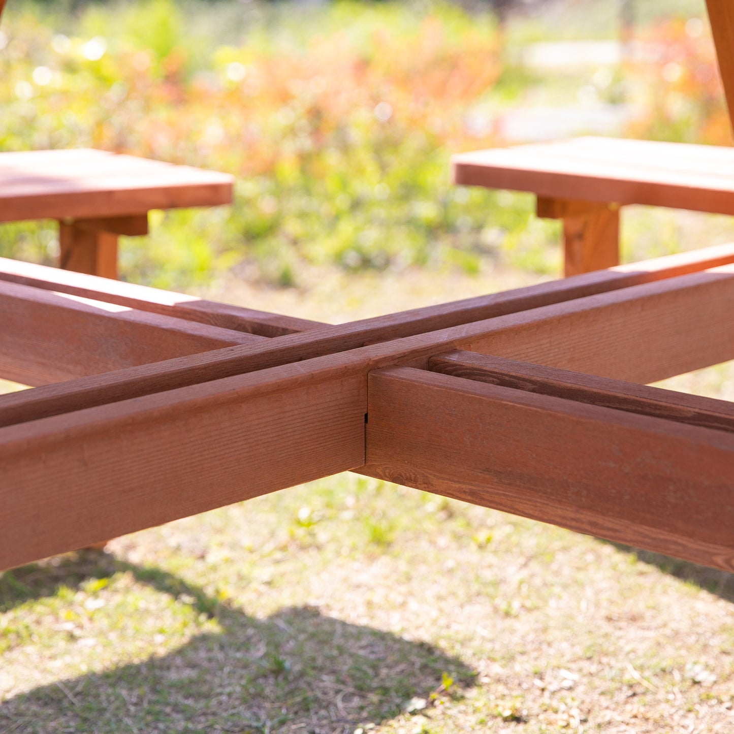 8-Seater Wooden Picnic Set