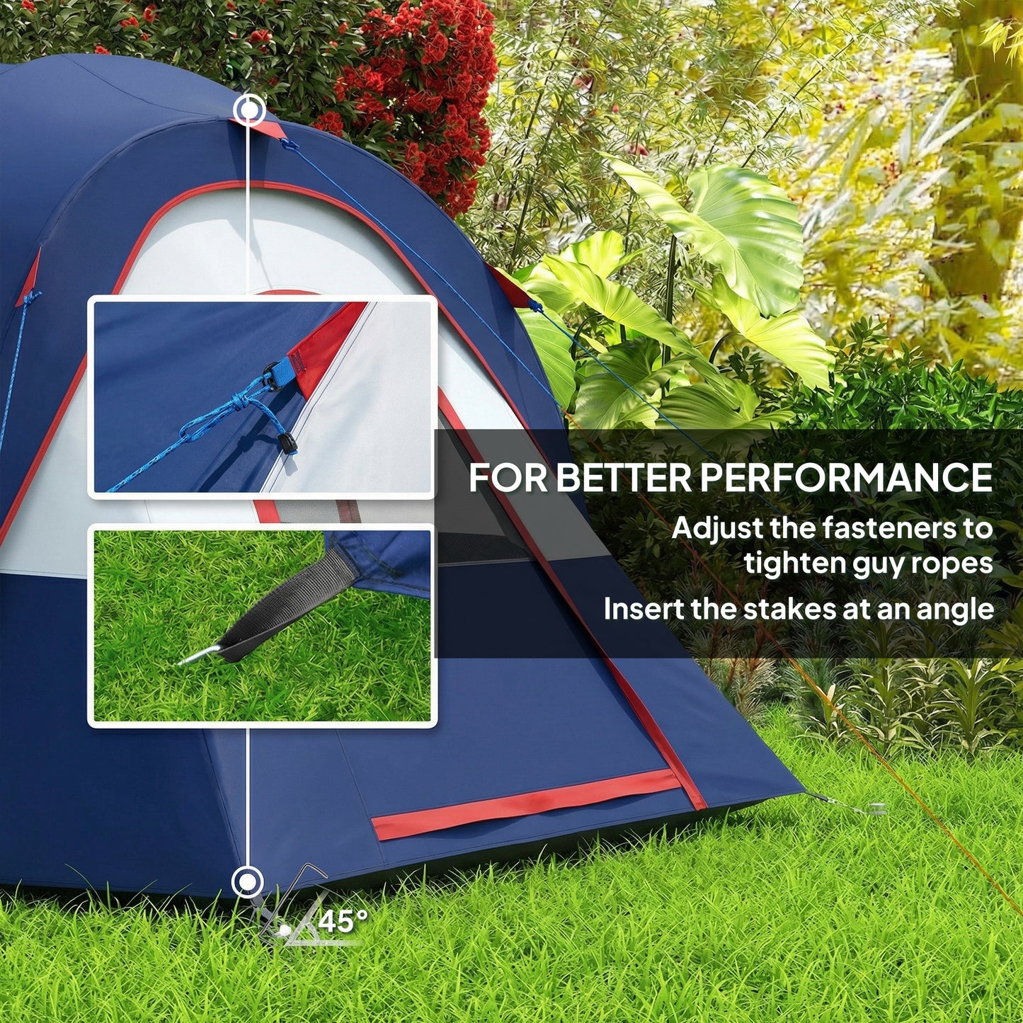 5-6 Man Camping Tent, Tunnel Tent (1)