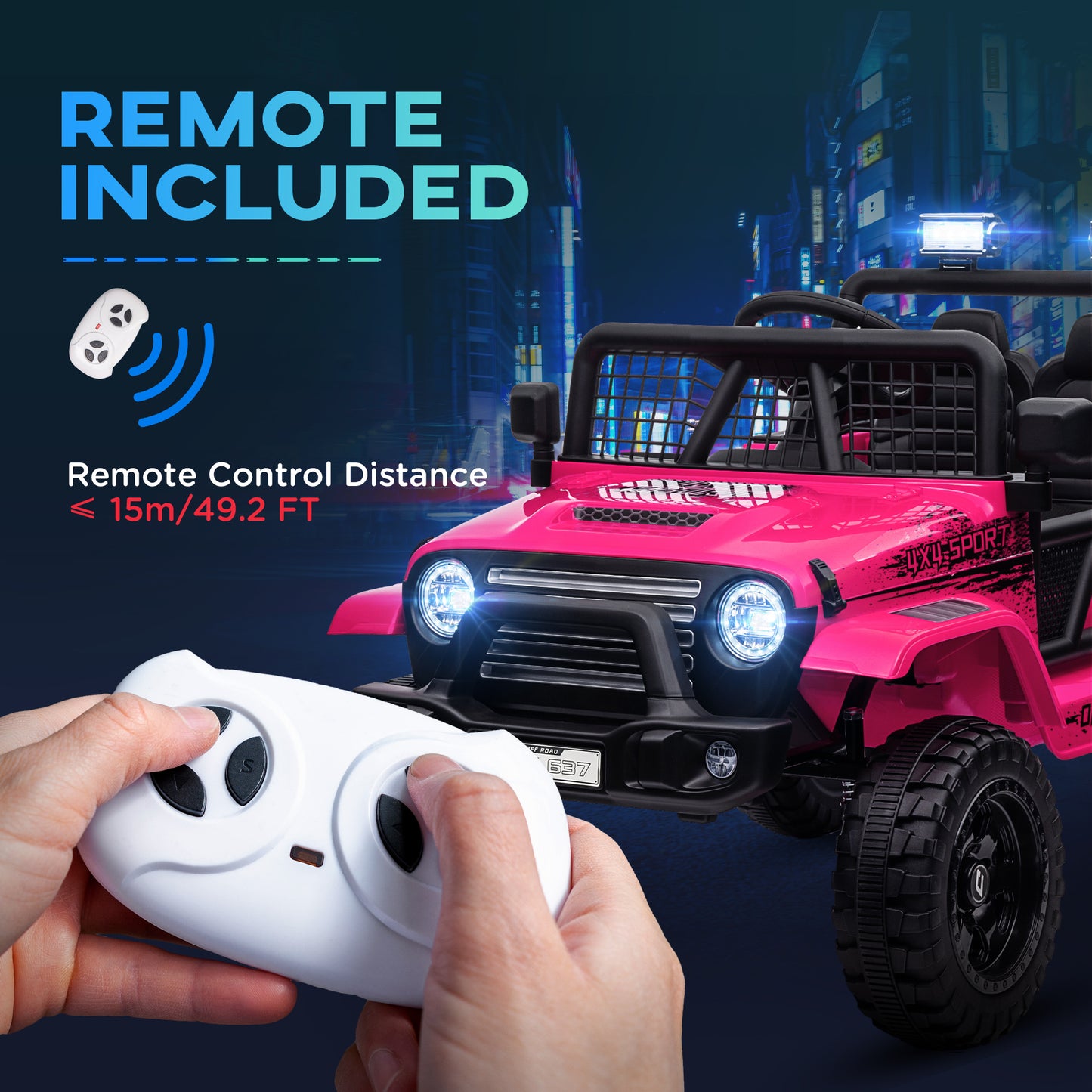12V Battery Powered Kids Ride-On Car
